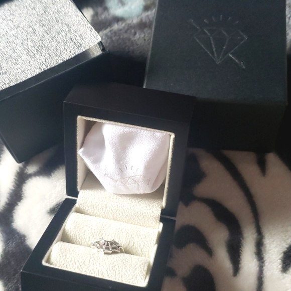 Web ring 18k white gold - Picture 6 of 6